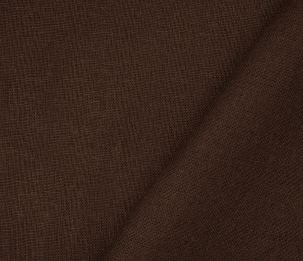 dark brown linen swatch