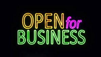 open for business